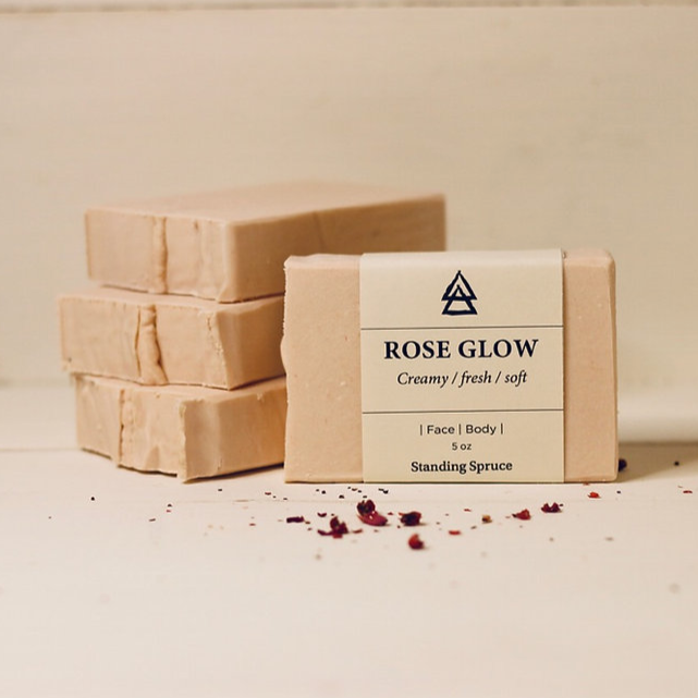 Handmade Soap Bar | Rose Glow by Lesley Assu