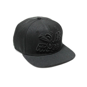 Cotton Twill Snapback Hat | Raven by Allan Weir