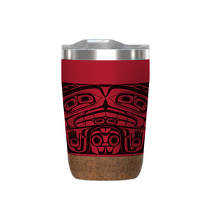 Cork Based Travel Mugs | Treasure of our Ancestors by Donnie Edenshaw