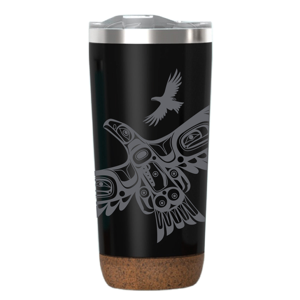 Cork Based Travel Mugs | Soaring Eagle by Corey Bulpitt