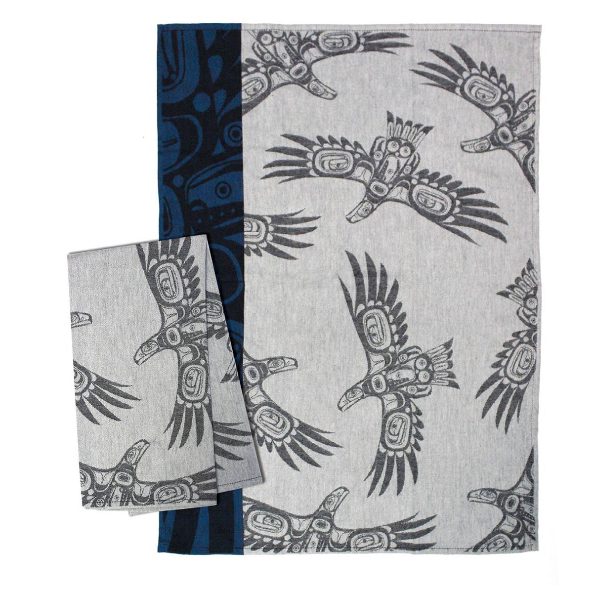 Cotton Jacquard Tea Towel | Soaring Eagle by Corey Bulpitt