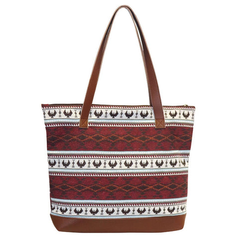 Woven Tote Bag | Spirit of the Sky by Leila Stogan
