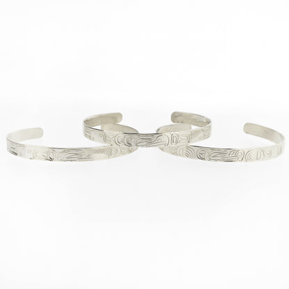 1/4" Sterling Silver Bracelets | Various Designs by William Cook