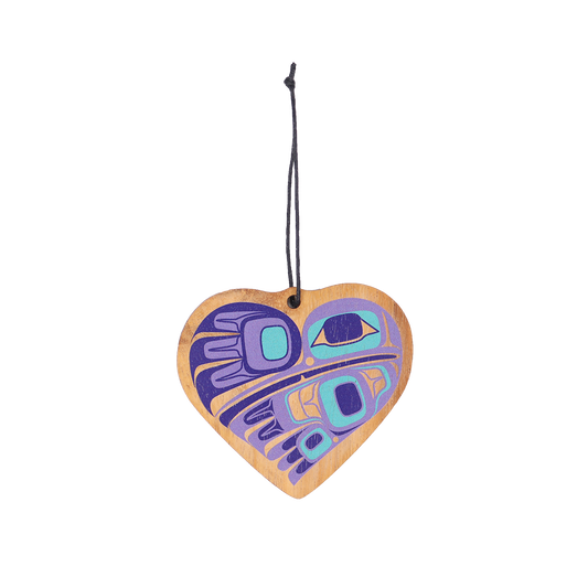 Wooden Ornament | Hummingbird Heart by Gordon White