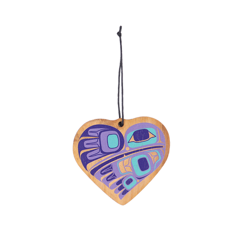 Wooden Ornament | Hummingbird Heart by Gordon White