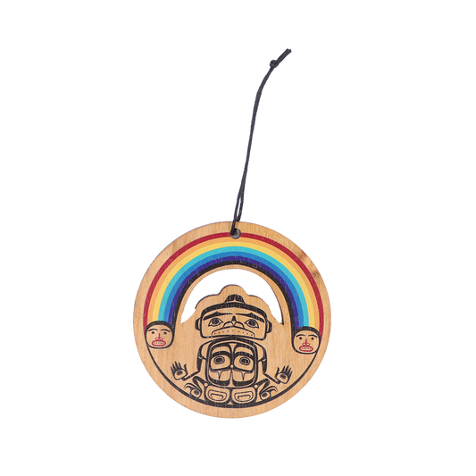 Wooden Ornament | Rainbow by Corey Bulpitt