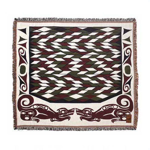 Cotton Tapestry Blanket | Takaya by Debra Sparrow