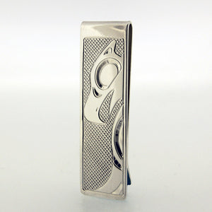 Sterling Silver Money Clip (Small) | Eagle by Justin Rivard