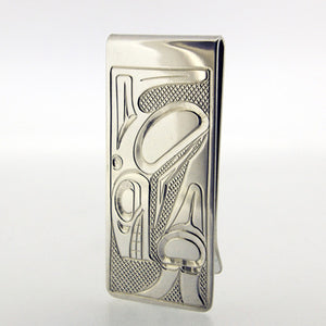 Sterling Silver Money Clip (Large) | Killer Whale by Justin Rivard